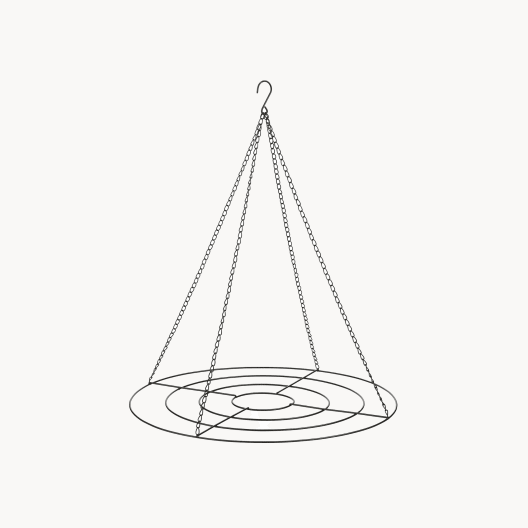 Soporte para colgar Negro Metal 59x70 cm