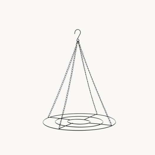 Soporte para colgar Negro Metal 44x55 cm