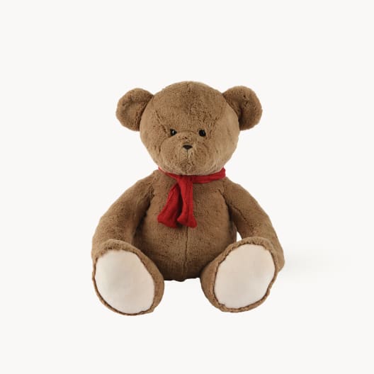 Peluche Oso con Bufanda Roja