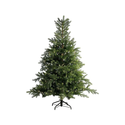 Guirnalda LED recargable blanco cálido 200 luces (cable negro de 15 m)