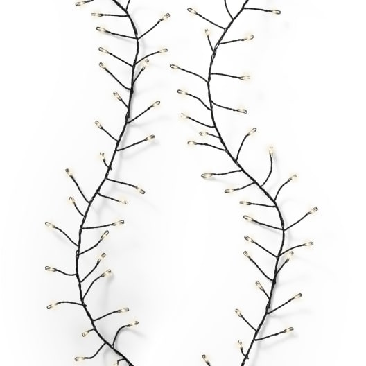 Luces de Navidad Compact twinkle Blanco micro  480 Leds (cable negro de 6m)