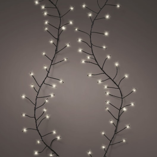 Luces de Navidad Compact twinkle Blanco micro  480 Leds (cable negro de 6m)
