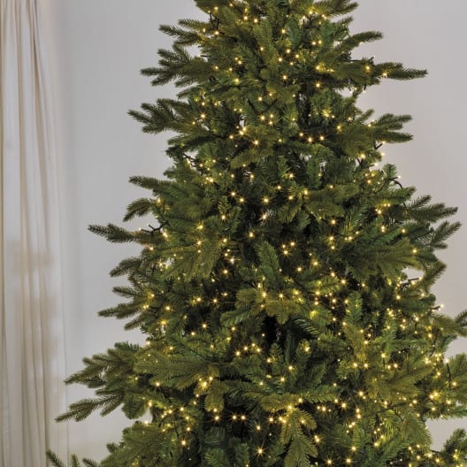 Luces de Navidad Compact twinkle Blanco micro  480 Leds (cable negro de 6m)