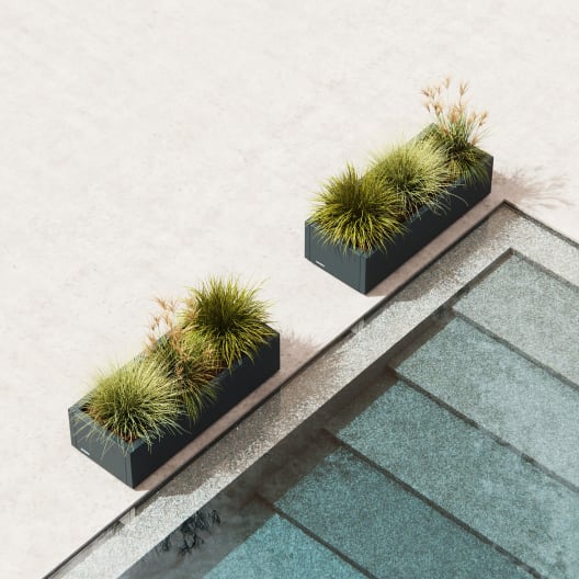 Herstera Metal Planter – Jardinera XIC antracita