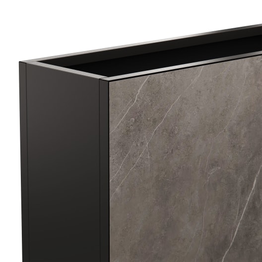 Herstera Deco Planter - Jardinera DECO DIVIDER LAMINATE gris