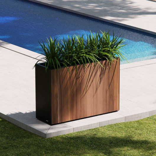 Herstera Deco Planter - Jardinera DECO DIVIDER LAMINATE marrón