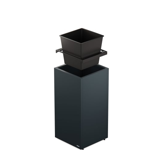 Herstera Metal Planter - Autorriego (bandeja)
