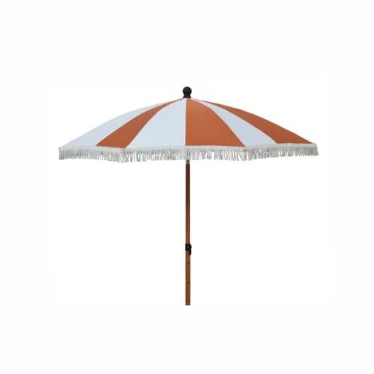 Sombrilla para jardín KSD RAYAS azul/naranja/verde