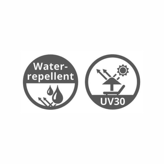 Sombrilla para jardín KSD RAYAS azul/naranja/verde