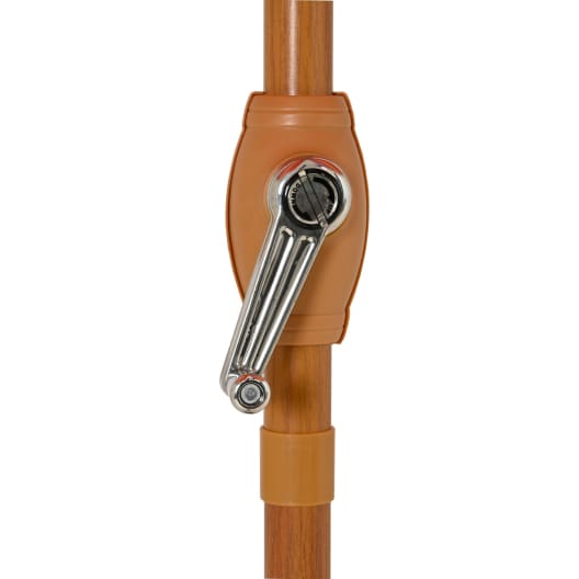 Sombrilla para jardín KSD RAYAS beige/verde