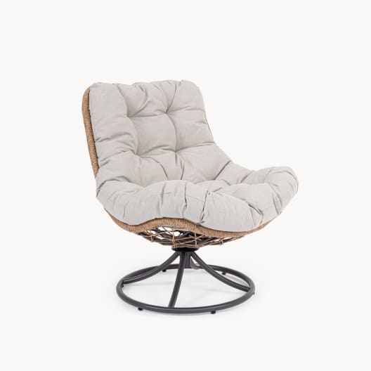 Sillón butaca de jardín Bizzotto AZORES antracita