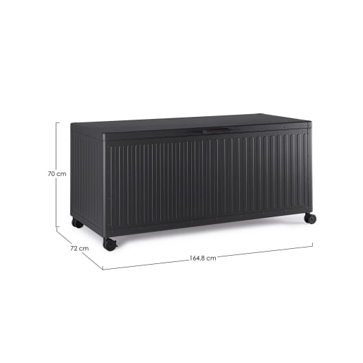 Baúl para jardín Bizzotto OCEAN antracita