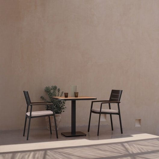 Silla de jardín Bizzotto ZELMAR antracita