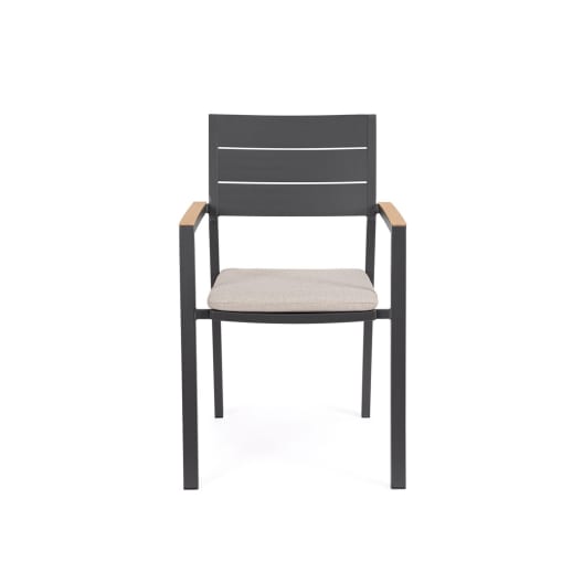 Silla de jardín Bizzotto ZELMAR antracita