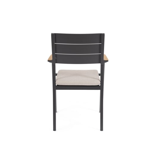 Silla de jardín Bizzotto ZELMAR antracita