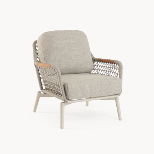 Sillón butaca de jardín Bizzotto EULERO gris