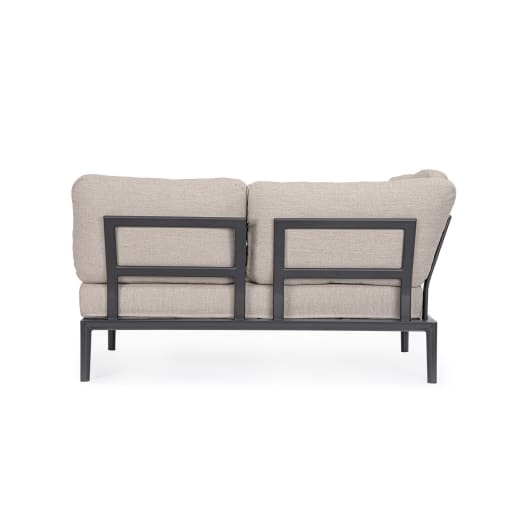 Sofá de jardín Bizzotto GERALD esquinero antracita