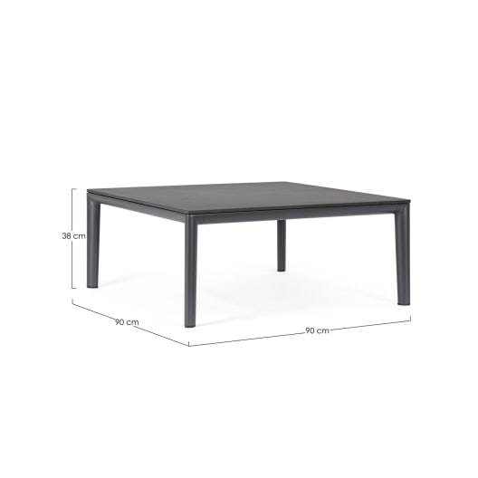 Mesa de comedor exterior Bizzotto GERALD antracita