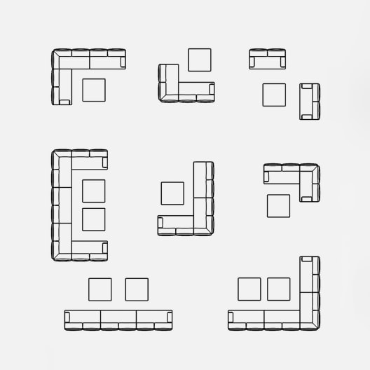 Sofá de jardín Bizzotto GERALD antracita