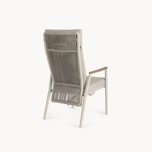 Silla de jardín Bizzotto FLOBERT gris