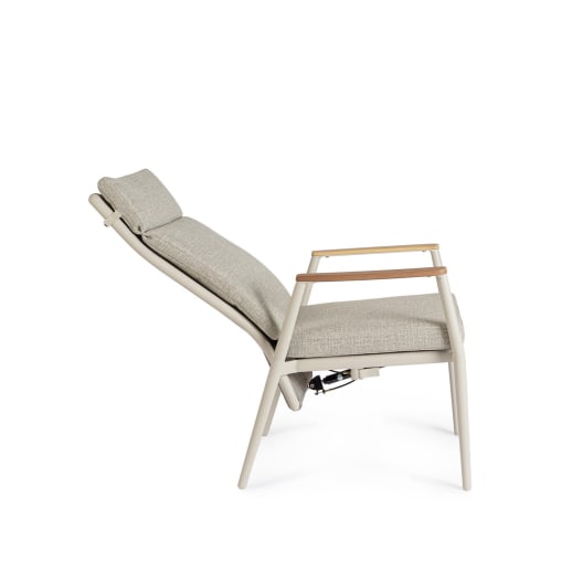 Silla de jardín Bizzotto FLOBERT gris