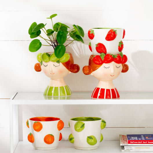 Maceta de Interior J-Line Chica fresas