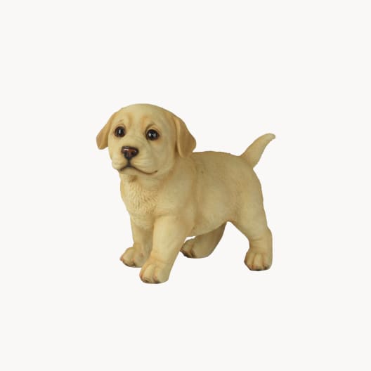 Figura de jardín perro levantado