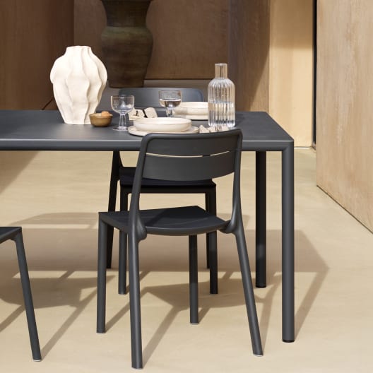 Mesa de comedor exterior Nardi PIAVE antracita