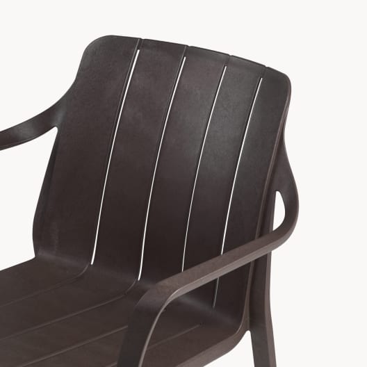 Silla de jardín Nardi TIBERINA beige con brazos