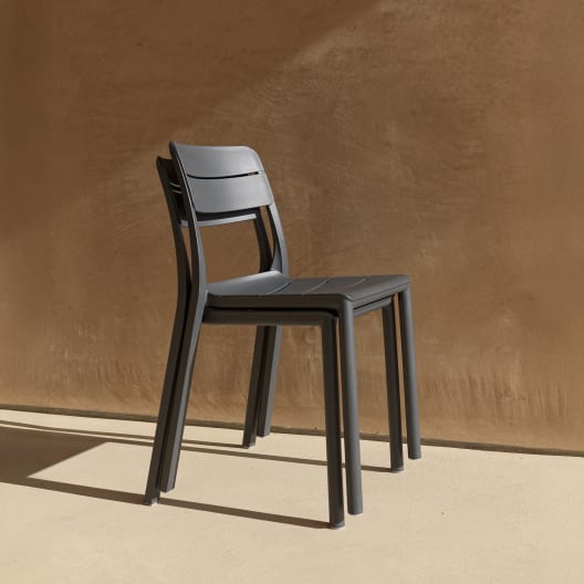 Silla de jardín Nardi CASSIA antracita