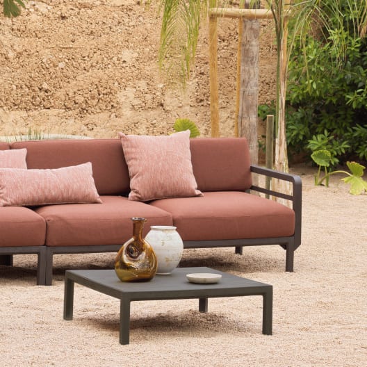 Módulo central para sofá de exterior Nardi MAXIMO terra/canela