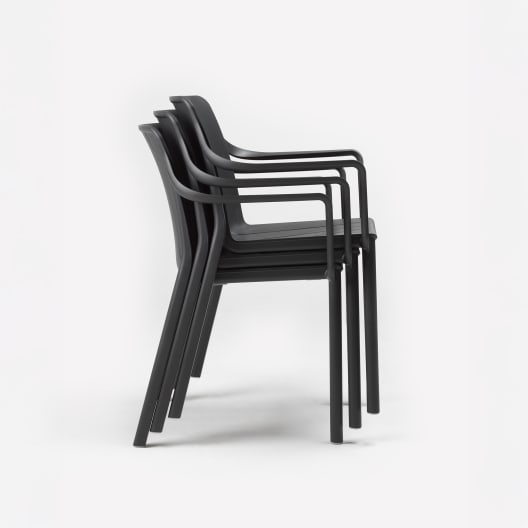 Silla de jardín Nardi TIBERINA tortora con brazos