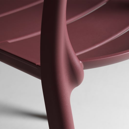 Silla de jardín Nardi CASSIA borgogna