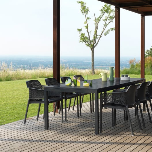 Silla de jardín Nardi NET antracita