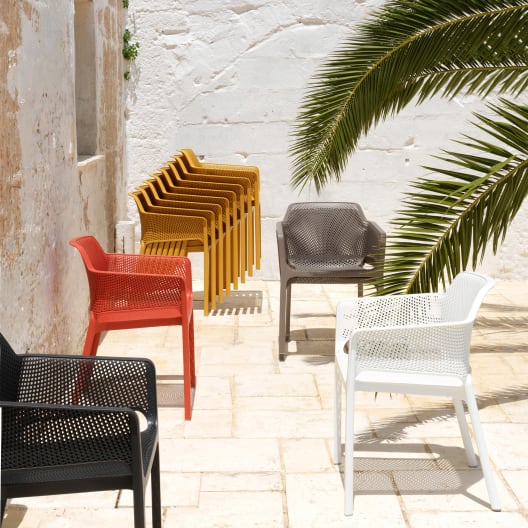 Silla de jardín Nardi NET corallo