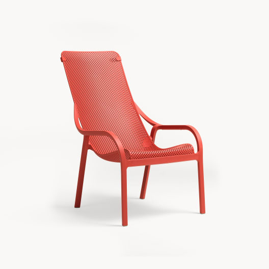 Sillón butaca de jardín Nardi NET LOUNGE corallo