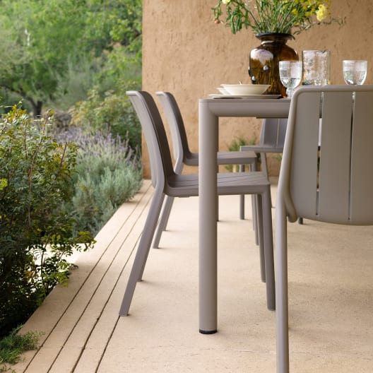 Mesa de comedor exterior Nardi TEVERE tórtora extensible