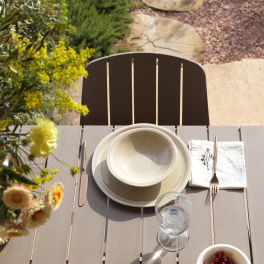 Mesa de comedor exterior Nardi TEVERE tórtora extensible