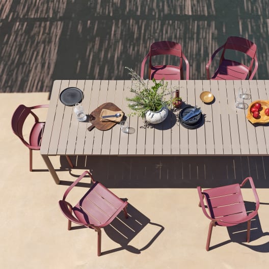 Mesa de comedor exterior Nardi TEVERE terra extensible