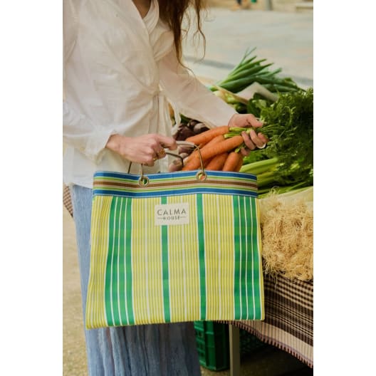 Bolsa de PET reciclado a rayas Berlin