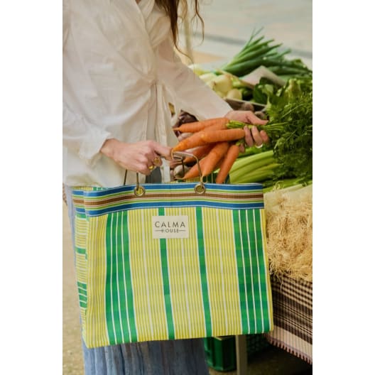 Bolsa de PET reciclado a rayas Berlin