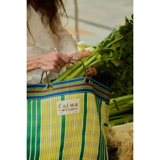 Bolsa de PET reciclado a rayas Berlin