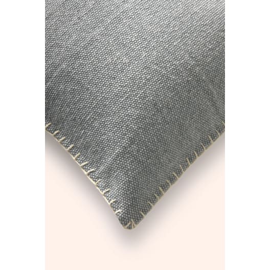 Funda de cojín de algodón dhurrie Asana