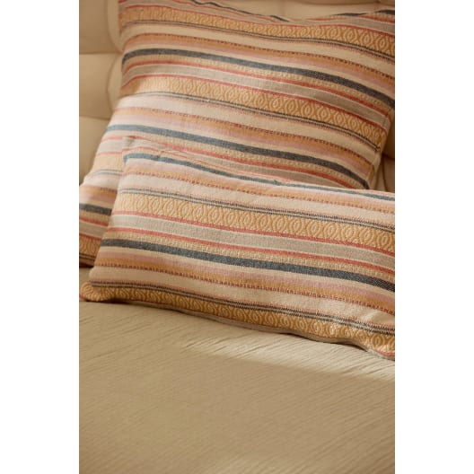 Funda de cojín de algodón jacquard Vedra