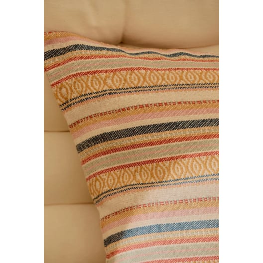 Funda de cojín de algodón jacquard Vedra