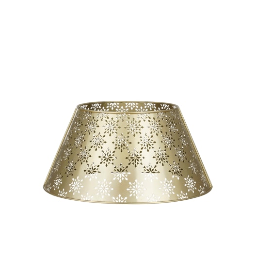 Cubre base para árbol de copos dorado Ø50×24,5 cm