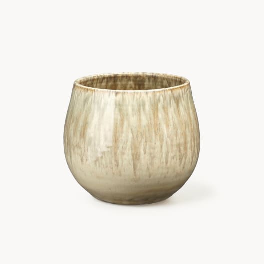 Maceta de Interior Mica Amalia beige
