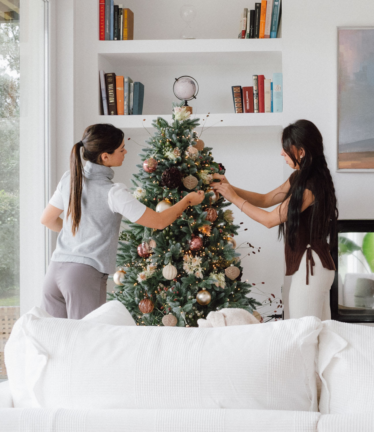 Un árbol de Navidad único con una decoración a tu estilo