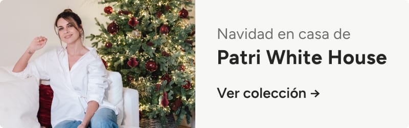 Decoración navideña Patri White House