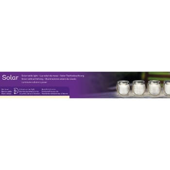 Farol Solar Cristal Lumineo